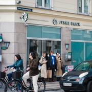 Jyske Bank-kontor i Köpenhamn. Arkivbild.