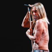 Iggy Pop under en konsert 2018.