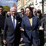 Malmer Stenergard och kungen i Ukraina.