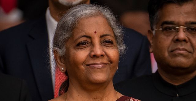 Indiens finansminister Nirmala Sitharaman. Altaf Qadri / AP