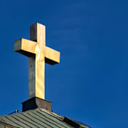 Taket på Vaxholms kyrka. Om företrädare för just den kyrkan varit kritiska mot KD är oklart. 