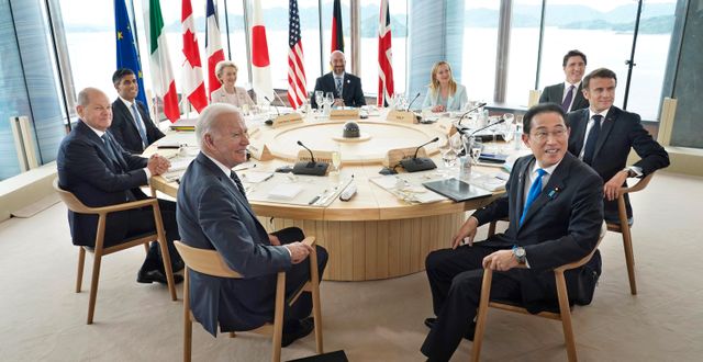 G7-ledarna. AP