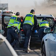 Bild från olycksplatsen.