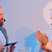 Ebba Busch Thor Intervjuas av TT:s Daniel Alsén.