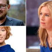 Fredrik Virtanen, Katrine Marçal och Karin Pettersson.