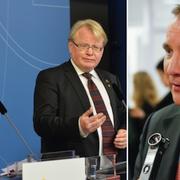 Wallström, Hultqvist och Löfven.