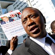 Uhuru Kenyatta vid ICC 2011.