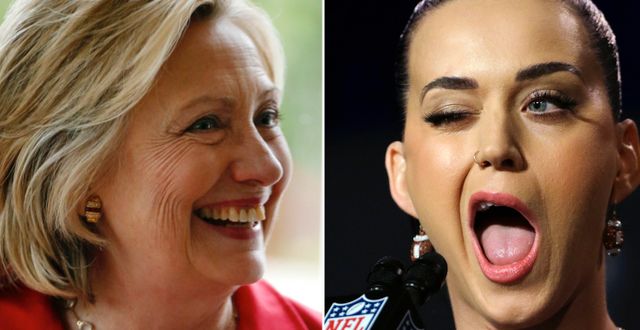 Hillary Clinton, Katy Perry. TT