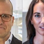 Nordnets sparekonom Joakim Bornold och Avanzas sparekonom Johanna Kull. Arkivbilder.