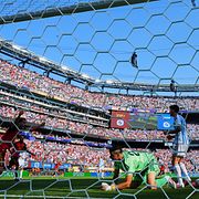 VM-finalen mellan Spanien och Argentina.