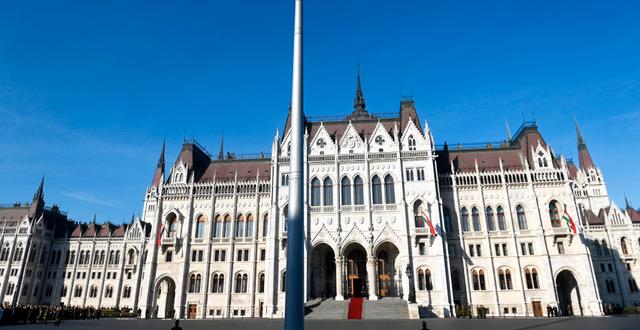 Ungerska parlamentsbyggnaden i Budapest/Arkivbild Noemi Bruzak / AP