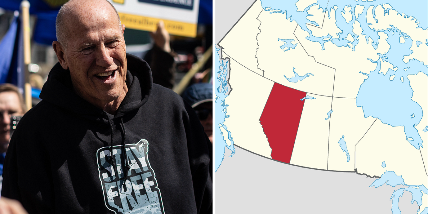 Alberta gränsar till den amerikanska delstaten Montana i söder och till den kanadensiska provinsen British Columbia i väster. Förutsättningarna för att exportera olja är därför inte de bästa.