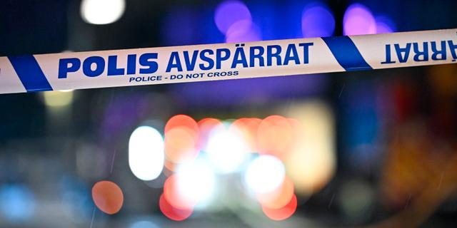 En Gripen Efter Nattens Skottlossning I Botkyrka