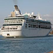 Royal Caribbeans ”Grandeur of the Seas” går i hamn i Miami Beach.