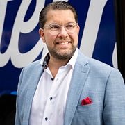 Sverigedemokraternas partiledare Jimmie Åkesson.
