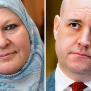 Benaouda och Reinfeldt.