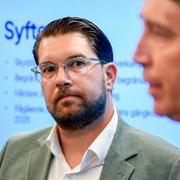 Sverigedemokraternas partiledare Jimmie Åkesson.