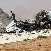 C-3-planet, till synes totalförstört. Bildens äkthet har bekräftats av NBC News.