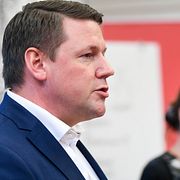 Arkivbild: Kommunals förbundsordförande Tobias Baudin och avtalssekreterare Lenita Granlund. 