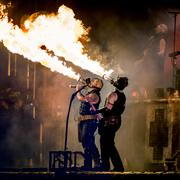 Rammstein under Bråvalla 2013.