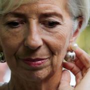 Christine Lagarde i Paraguays huvudstad Asunción, 