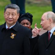 Xi Jinping och Vladimir Putin tidigare i år.