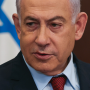 Begravning för en israelisk soldat i Rishon Lezion i Israel/Netanyahu.