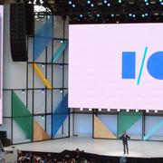 Pichai under sin presentation.