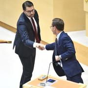 Jimmie Åkesson (SD), Ulf Kristersson (M)