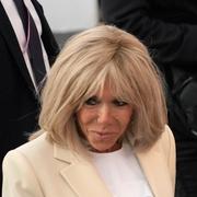 Brigitte Macron och Emmanuel Macron vid öppningsceremonin för Paralympics den 29 augusti 2024. 