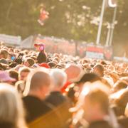 Arkiv. Publikhav på Sweden Rock.