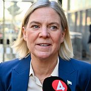 Socialdemokraternas partiledare Magdalena Andersson.
