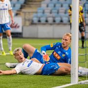 Pontus Dahlberg i kamp med Pontus Almqvist.