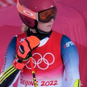 Mikaela Shiffrin blev besviken.