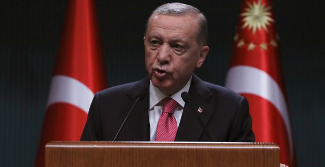 Turkiets president Recep Tayyip Erdogan. Burhan Ozbilici / AP