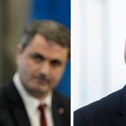Stefan Löfven, Ibrahim Baylan och Fredrik Reinfeldt.