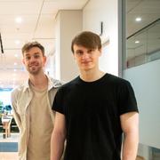Anton Osika och Fabian Hedin, grundarna av AI-företaget Lovable.