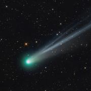 Kometen C/2025 A6 Lemmon. Här fångad på bild i USA, den 4 oktober.