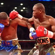 Badou Jack (t.v.) och Adonis Stevenson (t.h.) 