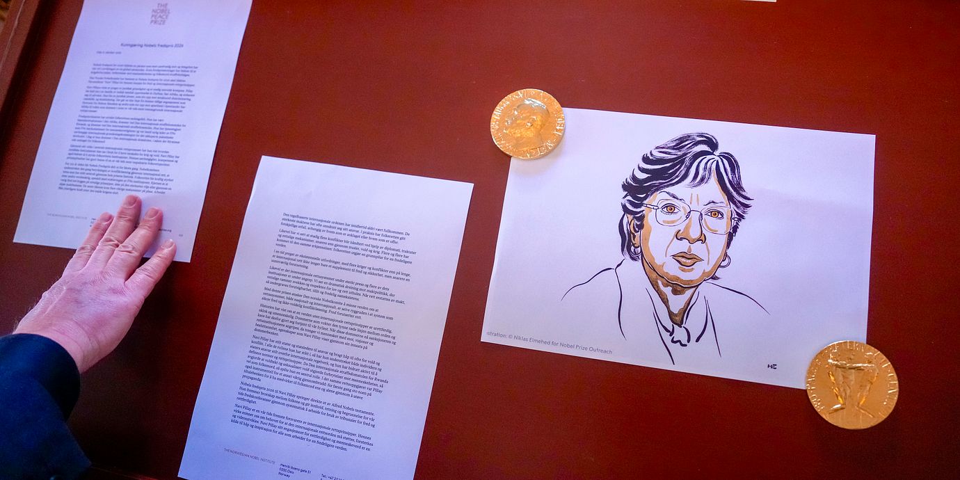 Navanethem ”Navi” Pillay tilldelas fredspriset 2026.
