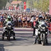 Löpare inför Göteborgsvarvets start förra året. 
