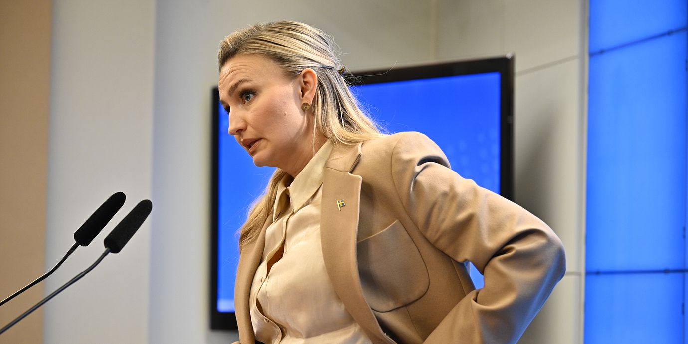 Kristdemokraternas partiledare Ebba Busch.