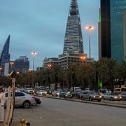 En bild från Saudiarabiens huvudstad Riyad.