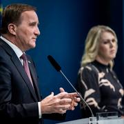 Stefan Löfven (S) och Lena Hallengren (S). 