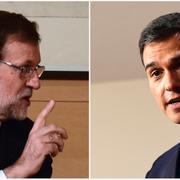 Mariano Rajoy (PP) och Pedro Sanchez (PSOE).