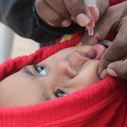 Barn vaccineras i Lahore. 