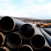 Gaspipelines. Illustrationsbild.
