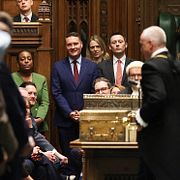 Wes Streeting under parlamentets öppnande på onsdagen.