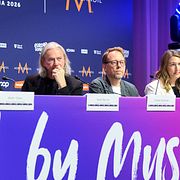 Assaf Blecher, Christer Björkman, Peter Settman och Hanna Bergius vid en pressträff i våras där man presenterade satsningen.