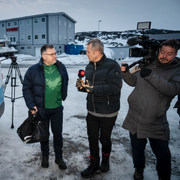 Grönlands premiärminsiter Pele Broberg/Donald Trump.